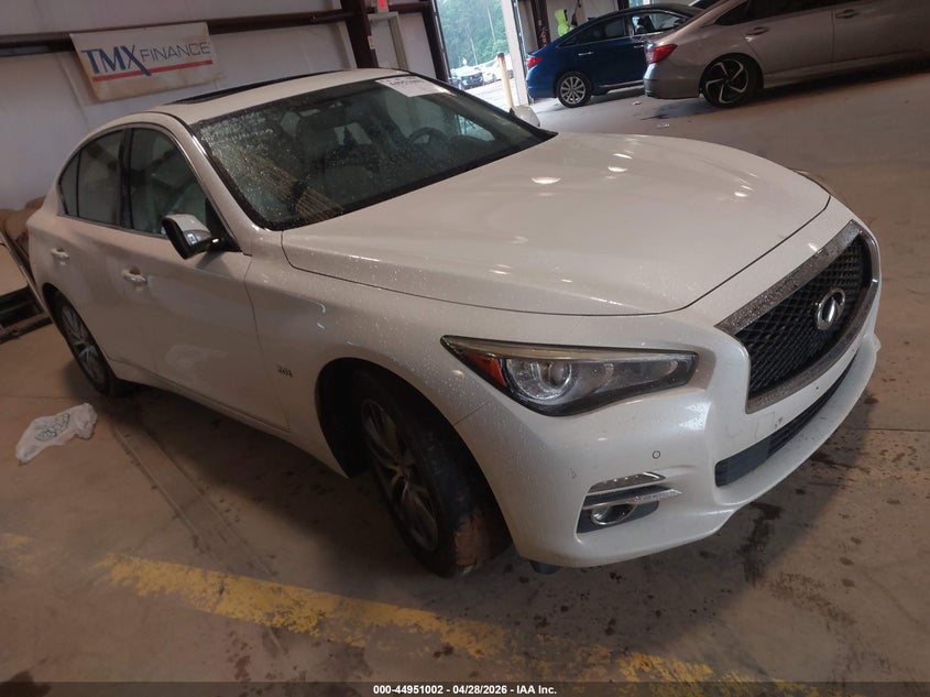 2016 Infiniti Q50 VIN JN1CV7AR7GM253164 IAAI salvage auction — THEFT, Salvage (North Carolina), sold $3,300 on 2026-07-13 (photo 1)