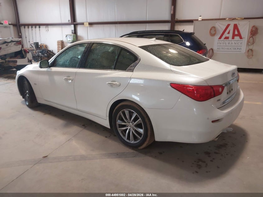 2016 Infiniti Q50 VIN JN1CV7AR7GM253164 IAAI salvage auction — THEFT, Salvage (North Carolina), sold $3,300 on 2026-07-13 (photo 3)