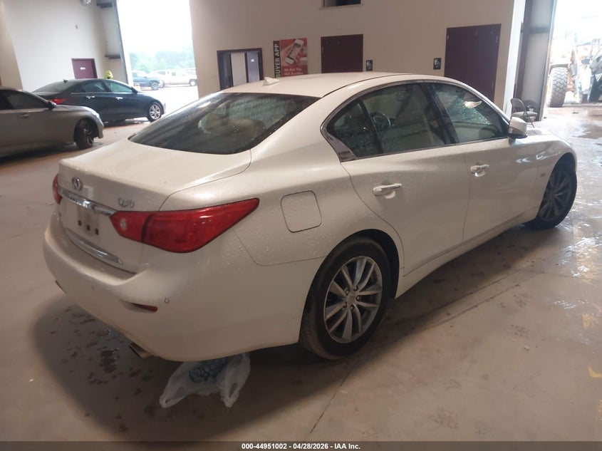 2016 Infiniti Q50 VIN JN1CV7AR7GM253164 IAAI salvage auction — THEFT, Salvage (North Carolina), sold $3,300 on 2026-07-13 (photo 4)
