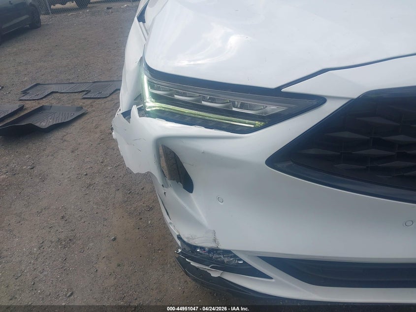 2022 Acura Mdx VIN 5J8YE1H08NL001189 IAAI salvage auction — RIGHT FRONT, Salvage - 75% Or Less (Maryland), sold $9,500 on 2026-07-27 (photo 6)