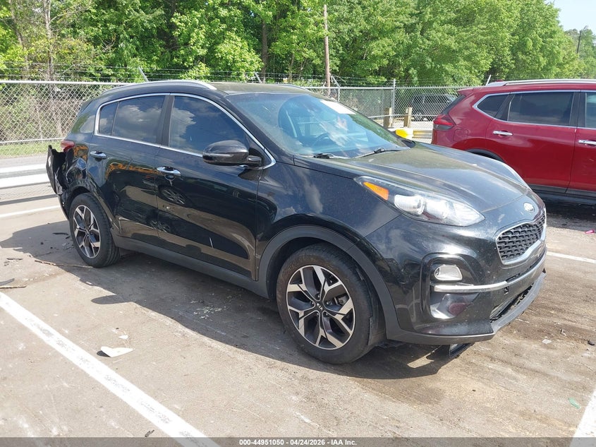 2020 Kia Sportage VIN KNDPN3AC1L7649666 IAAI salvage auction — REAR END, Salvage (North Carolina), sold $2,150 on 2026-07-16 (photo 1)