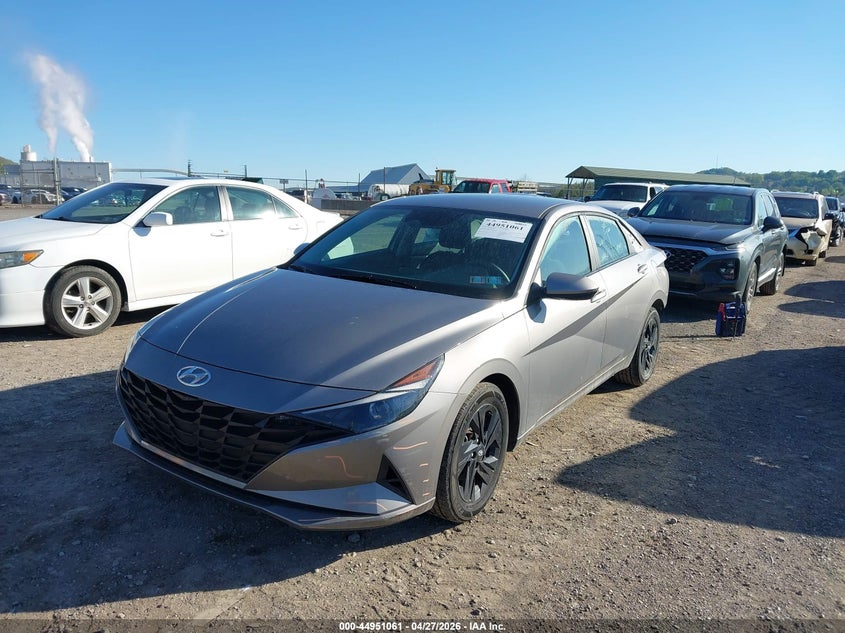 2023 Hyundai Elantra VIN KMHLM4AG8PU391837 IAAI salvage auction — REAR END, Wait Title, sold $4,950 on 2026-07-07 (photo 2)