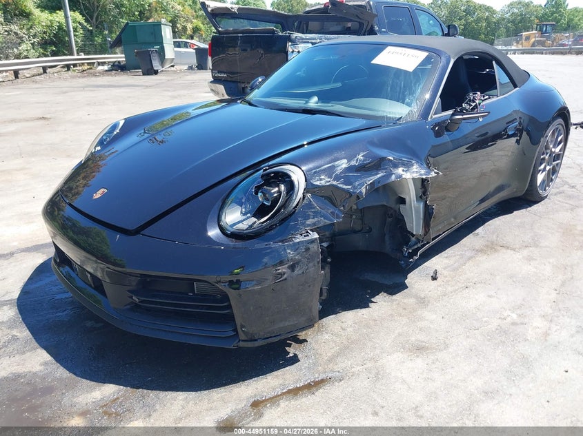 2025 Porsche 911 VIN WP0CA2A95SS236671 IAAI salvage auction — LEFT FRONT, Salvage Title, sold $25,250 on 2026-07-30 (photo 6)