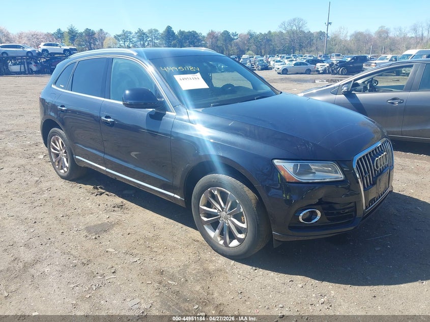 2015 Audi Q5 VIN WA1LFAFPXFA145274 IAAI salvage auction — LEFT REAR, Mv-907A (New York), sold $25 on 2026-07-28 (photo 1)