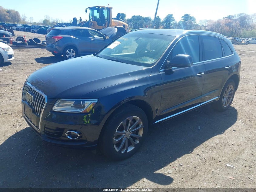 2015 Audi Q5 VIN WA1LFAFPXFA145274 IAAI salvage auction — LEFT REAR, Mv-907A (New York), sold $25 on 2026-07-28 (photo 2)