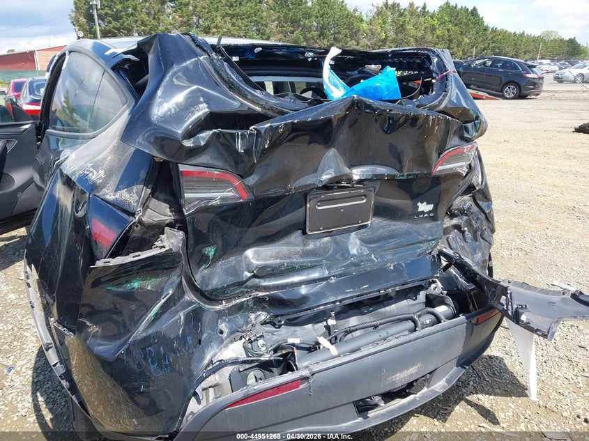 2023 Tesla Model y VIN 7SAYGDEE8PF834963 IAAI salvage auction — FRONT & REAR, Salvage (Virginia), sold $1,150 on 2026-07-27 (photo 6)