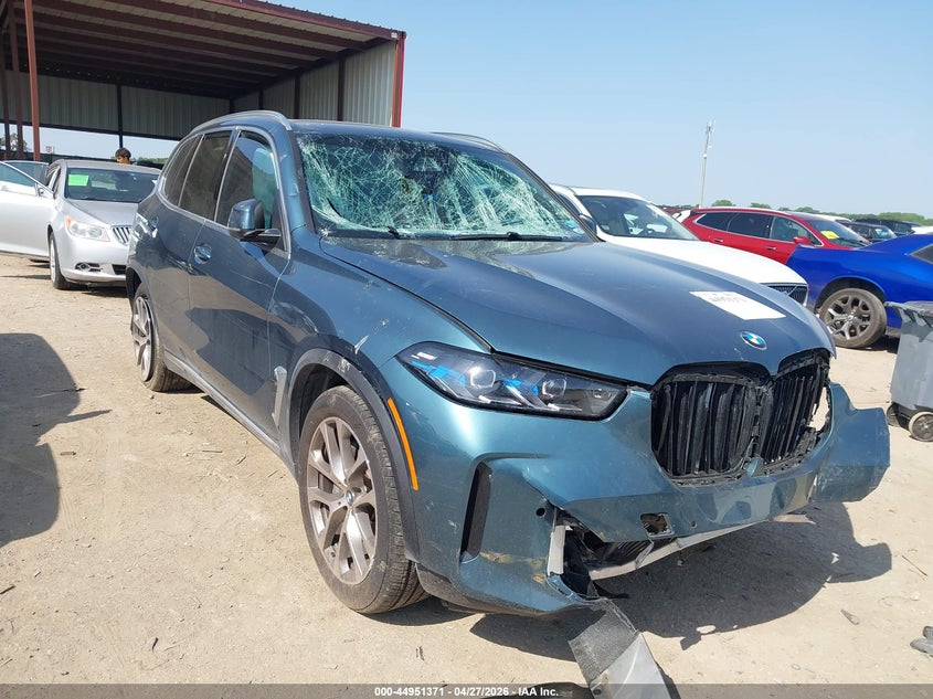 2026 BMW X5 VIN 5UX23EU01T9209043 IAAI salvage auction — FRONT END, Original (Texas), sold $28,975 on 2026-07-06 (photo 1)
