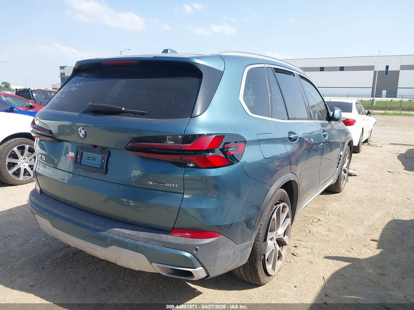 2026 BMW X5 VIN 5UX23EU01T9209043 IAAI salvage auction — FRONT END, Original (Texas), sold $28,975 on 2026-07-06 (photo 4)