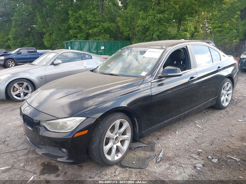 2015 BMW 3er VIN WBA3B1C58FK139145 IAAI salvage auction — RIGHT SIDE, Salvage (Georgia), sold $550 on 2026-07-06 (photo 2)