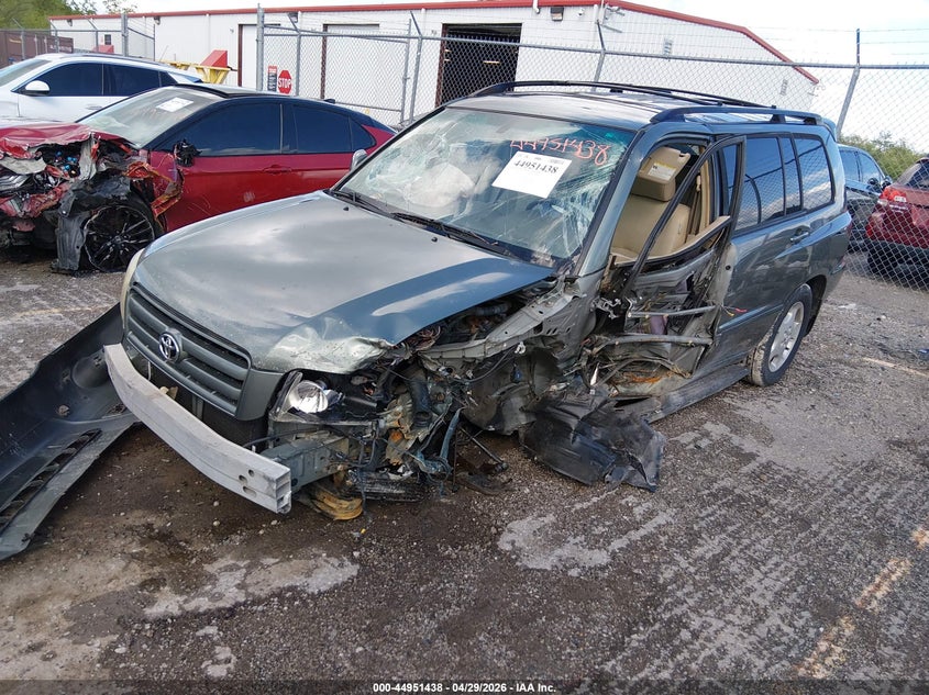 2006 Toyota Highlander VIN JTEEP21A960143246 IAAI salvage auction — LEFT FRONT, Salvage (Kentucky), sold $650 on 2026-07-13 (photo 2)
