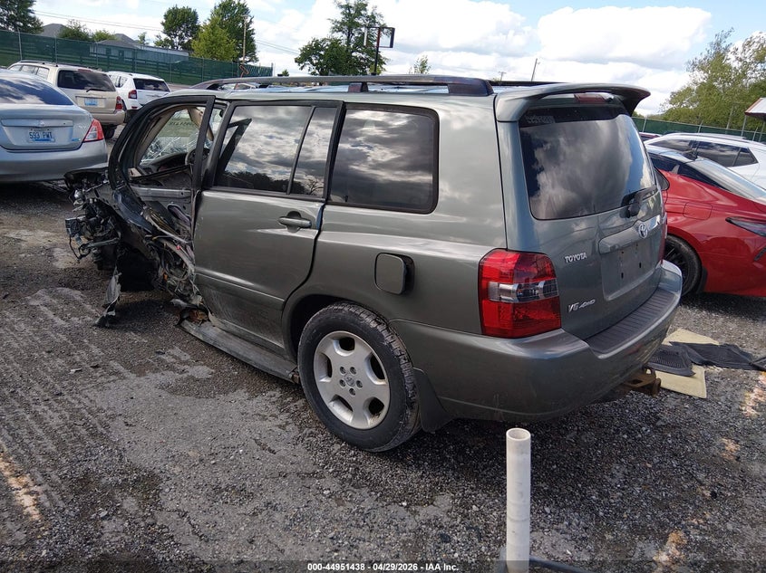 2006 Toyota Highlander VIN JTEEP21A960143246 IAAI salvage auction — LEFT FRONT, Salvage (Kentucky), sold $650 on 2026-07-13 (photo 3)