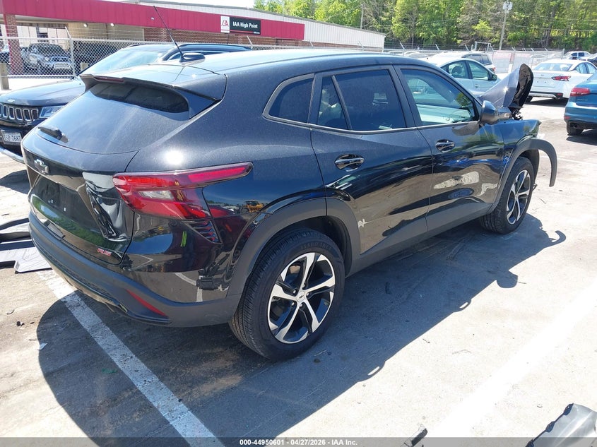 2025 Chevrolet Trax VIN KL77LGEP6SC330003 IAAI salvage auction — FRONT END, Salvage Title, sold $3,650 on 2026-07-09 (photo 4)