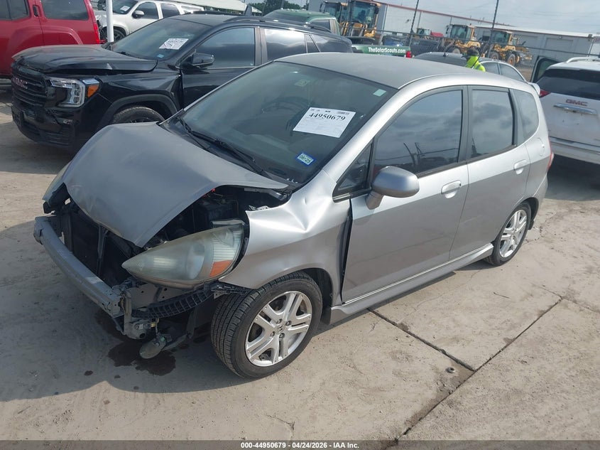 2008 Honda Fit VIN JHMGD38638S034557 IAAI salvage auction — FRONT END, Salvage (Idaho), sold $750 on 2026-07-07 (photo 2)