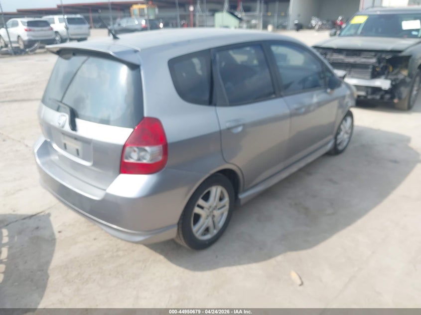 2008 Honda Fit VIN JHMGD38638S034557 IAAI salvage auction — FRONT END, Salvage (Idaho), sold $750 on 2026-07-07 (photo 4)