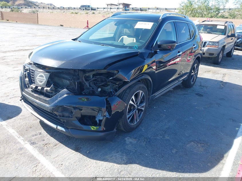 2017 Nissan Rogue VIN JN8AT2MT2HW143346 IAAI salvage auction — FRONT END, Salvage Title, sold $2,050 on 2026-07-22 (photo 2)