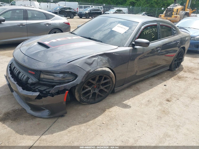 2018 Dodge Charger VIN 2C3CDXCT4JH163221 IAAI salvage auction — LEFT FRONT, Salvage - Greater Than 75% (Maryland), sold $5,200 on 2026-07-10 (photo 2)