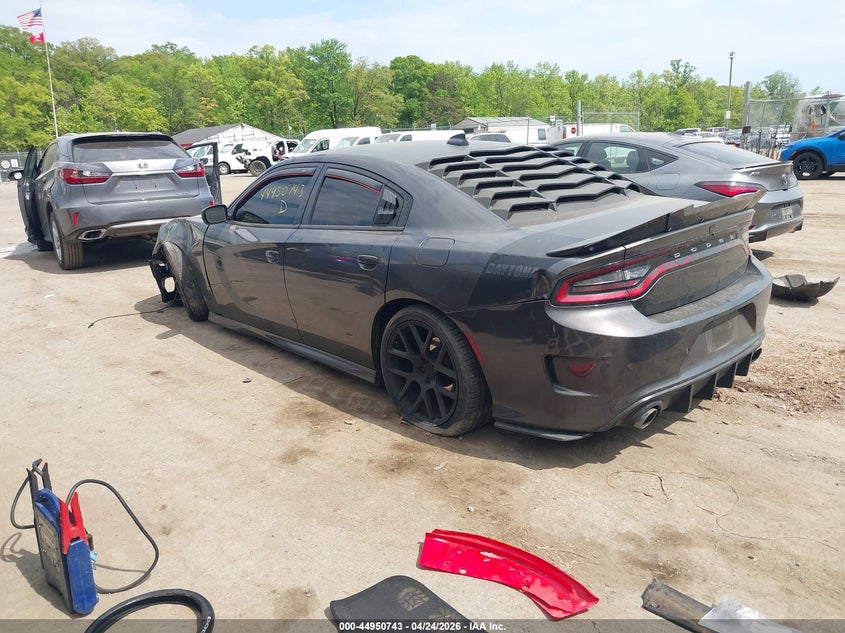 2018 Dodge Charger VIN 2C3CDXCT4JH163221 IAAI salvage auction — LEFT FRONT, Salvage - Greater Than 75% (Maryland), sold $5,200 on 2026-07-10 (photo 3)