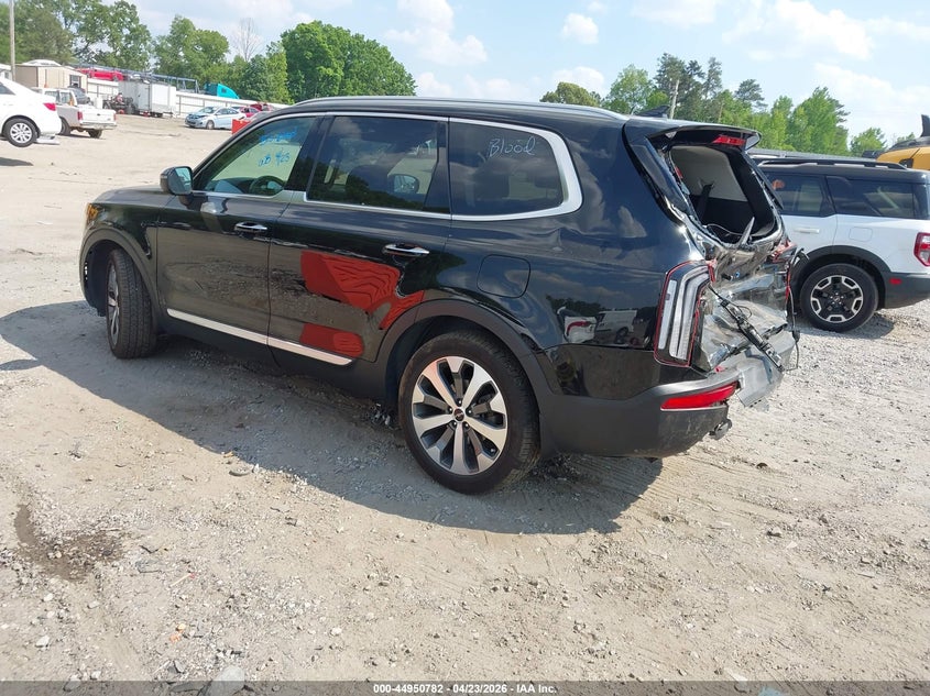 2022 Kia Telluride VIN 5XYP64HC0NG201885 IAAI salvage auction — REAR END, Salvage (Georgia), sold $6,100 on 2026-07-29 (photo 3)