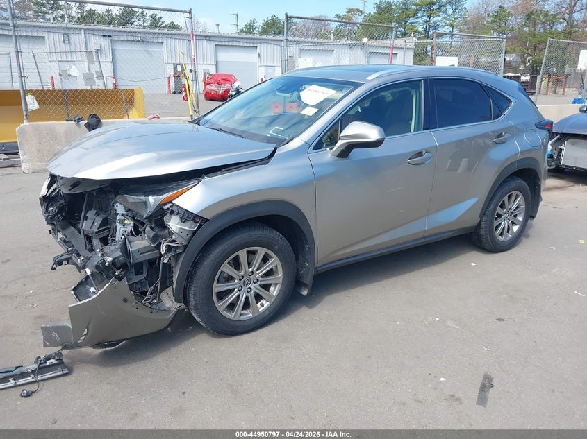 2021 Lexus Nx VIN JTJDARDZ7M2241122 IAAI salvage auction — FRONT END, Salvage Title, sold $7,975 on 2026-07-07 (photo 2)