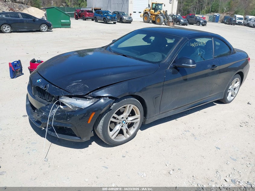 2017 BMW 4er VIN WBA4U9C5XH5D43849 IAAI salvage auction — FRONT END, Salvage (Massachusetts), sold $3,750 on 2026-07-07 (photo 2)