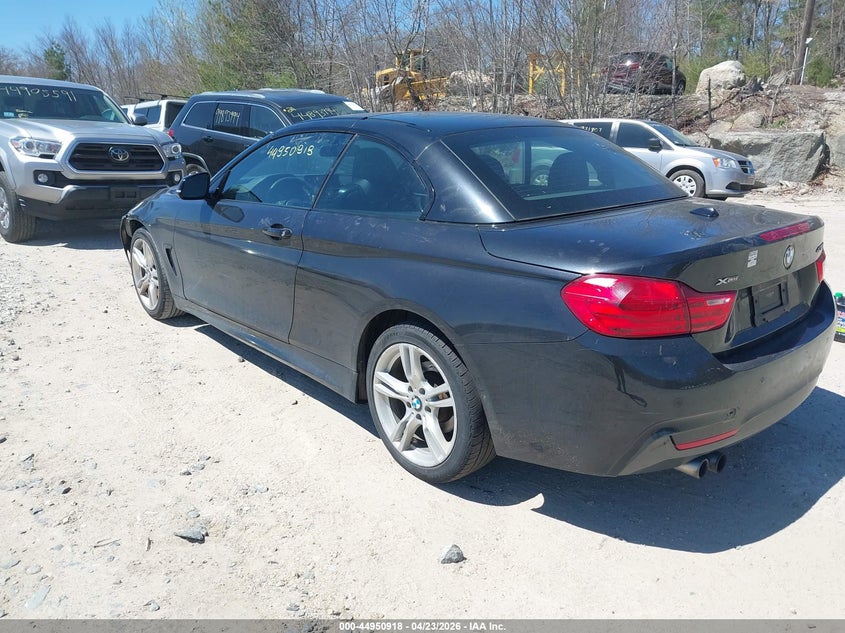 2017 BMW 4er VIN WBA4U9C5XH5D43849 IAAI salvage auction — FRONT END, Salvage (Massachusetts), sold $3,750 on 2026-07-07 (photo 3)