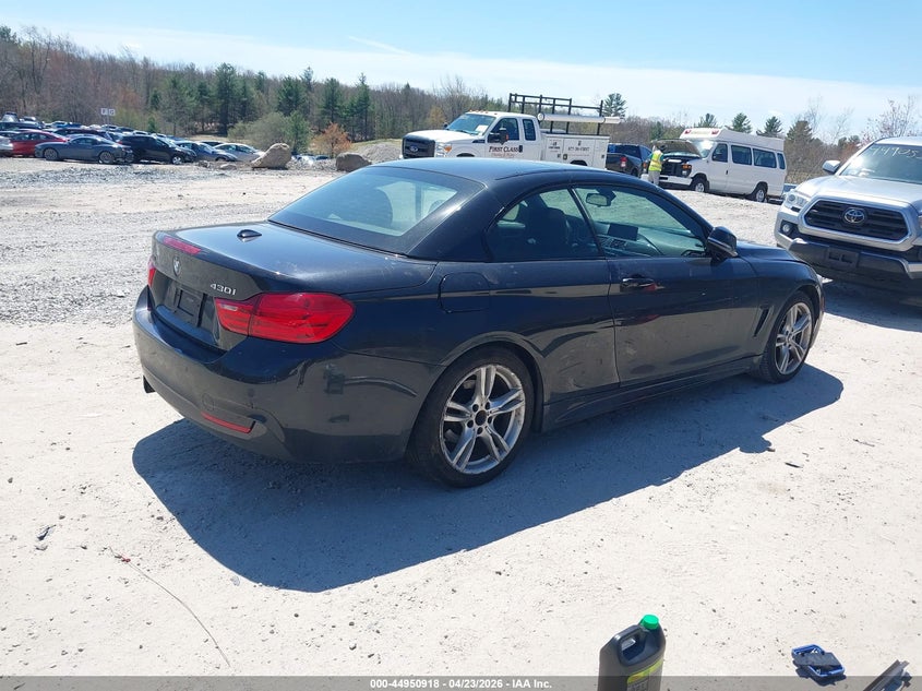 2017 BMW 4er VIN WBA4U9C5XH5D43849 IAAI salvage auction — FRONT END, Salvage (Massachusetts), sold $3,750 on 2026-07-07 (photo 4)