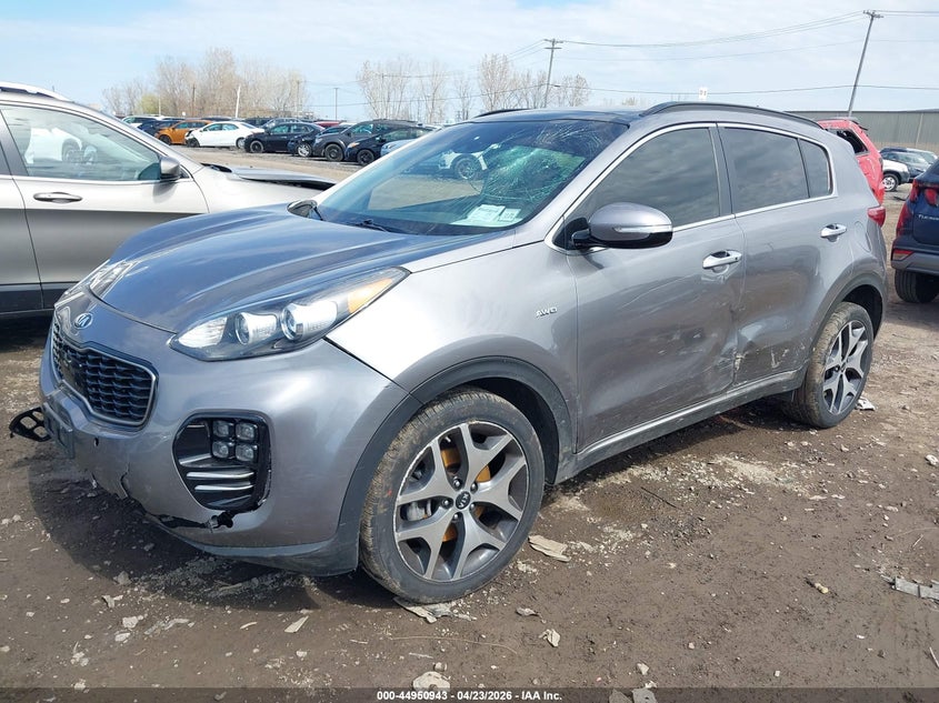 2019 Kia Sportage VIN KNDPRCA68K7559380 IAAI salvage auction — RIGHT FRONT, Salvage Title, sold $2,750 on 2026-07-15 (photo 2)