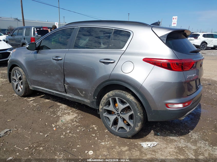 2019 Kia Sportage VIN KNDPRCA68K7559380 IAAI salvage auction — RIGHT FRONT, Salvage Title, sold $2,750 on 2026-07-15 (photo 3)