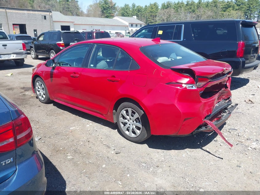 2021 Toyota Corolla VIN 5YFEPMAE5MP166254 IAAI salvage auction — REAR END, Salvage (Massachusetts), sold $4,500 on 2026-07-17 (photo 3)