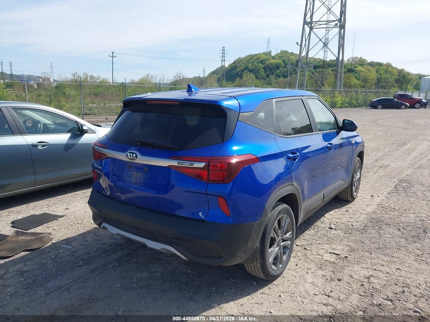 2021 Kia Seltos VIN KNDEPCAA9M7179243 IAAI salvage auction — FRONT END, Salvage Title, sold $2,925 on 2026-07-07 (photo 4)