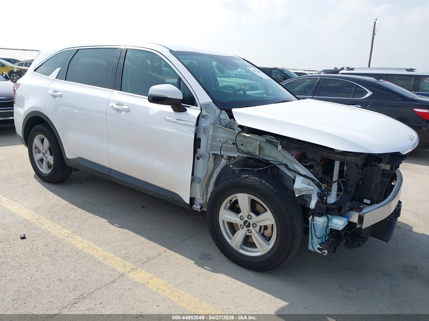 2025 Kia Sorento VIN 5XYRG4JC1SG354402 IAAI salvage auction — FRONT END, Original (Texas), sold $8,600 on 2026-07-23 (photo 1)