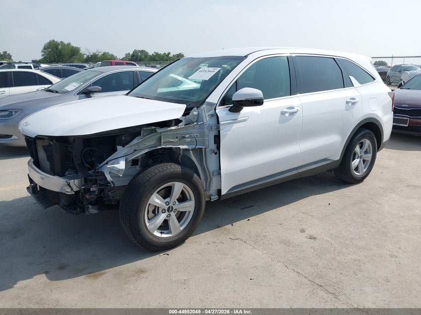 2025 Kia Sorento VIN 5XYRG4JC1SG354402 IAAI salvage auction — FRONT END, Original (Texas), sold $8,600 on 2026-07-23 (photo 2)