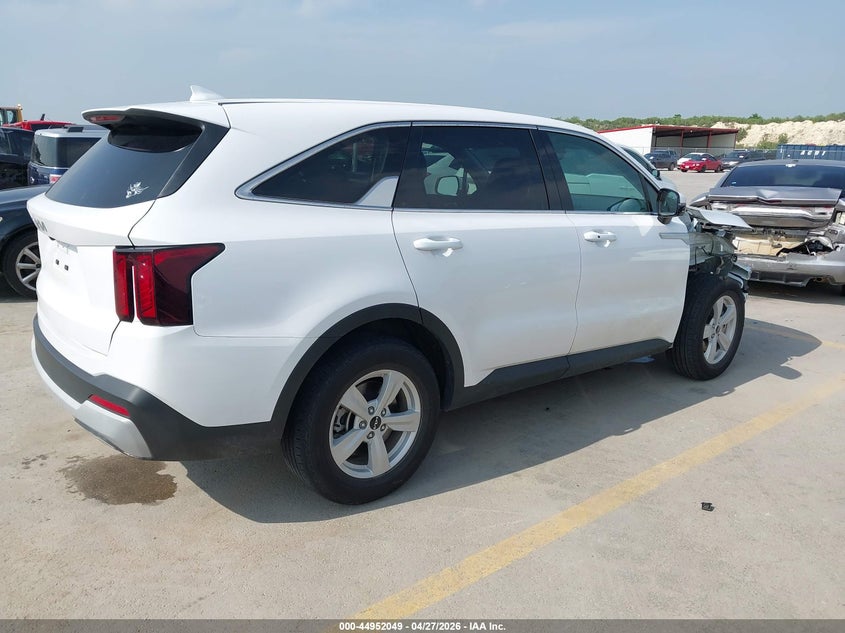 2025 Kia Sorento VIN 5XYRG4JC1SG354402 IAAI salvage auction — FRONT END, Original (Texas), sold $8,600 on 2026-07-23 (photo 4)