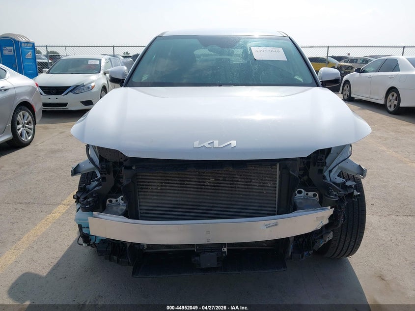 2025 Kia Sorento VIN 5XYRG4JC1SG354402 IAAI salvage auction — FRONT END, Original (Texas), sold $8,600 on 2026-07-23 (photo 6)