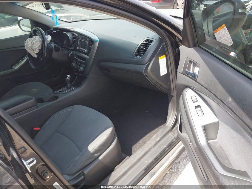 2013 Kia Optima VIN KNAGM4AD1D5061617 IAAI salvage auction — FRONT END, Salvage Title, sold $1,200 on 2026-07-06 (photo 5)