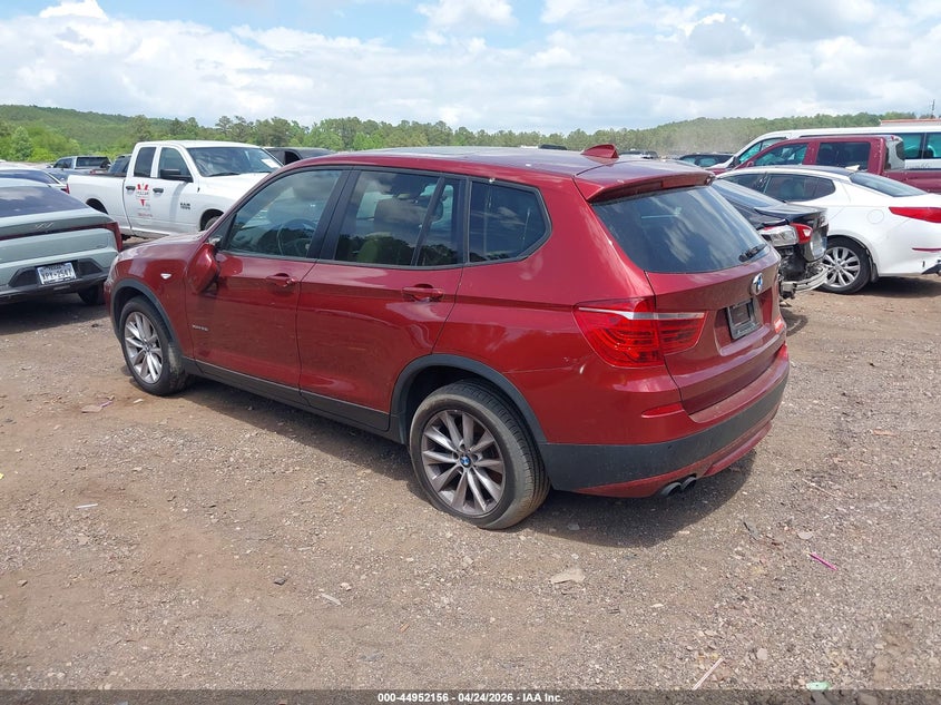2013 BMW X3 VIN 5UXWX9C56D0A15692 IAAI salvage auction — NORMAL WEAR, Clear (Montana), sold $350 on 2026-07-08 (photo 3)
