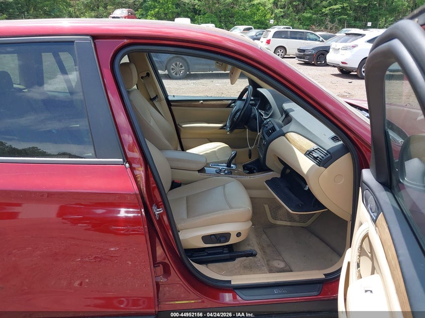 2013 BMW X3 VIN 5UXWX9C56D0A15692 IAAI salvage auction — NORMAL WEAR, Clear (Montana), sold $350 on 2026-07-08 (photo 5)
