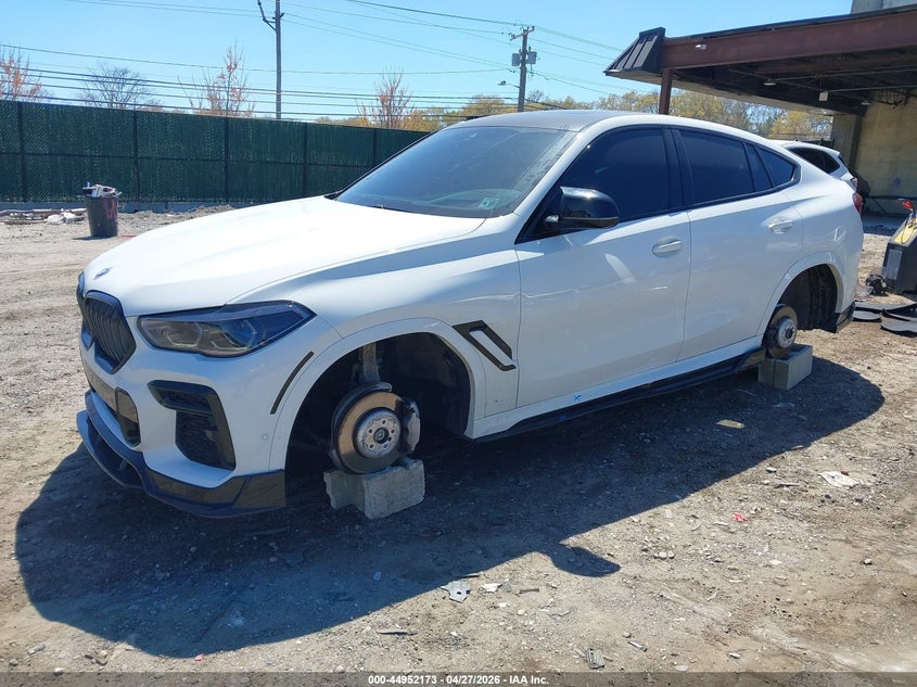 2022 BMW X6 VIN 5UXCY6C00N9L55031 IAAI salvage auction — VANDALISM, Salvage Title, sold $31,000 on 2026-07-24 (photo 2)