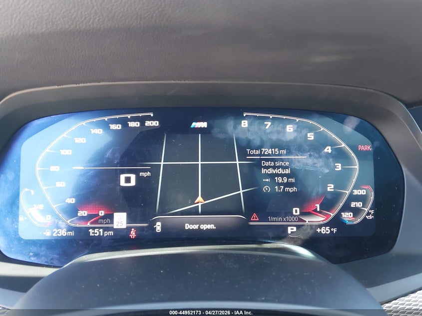 2022 BMW X6 VIN 5UXCY6C00N9L55031 IAAI salvage auction — VANDALISM, Salvage Title, sold $31,000 on 2026-07-24 (photo 7)