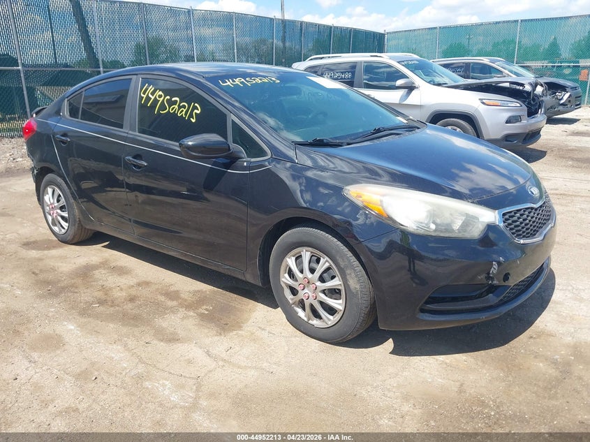 2016 Kia Forte VIN KNAFK4A65G5580709 IAAI salvage auction — REAR END, Wait Title, sold $450 on 2026-07-21 (photo 1)