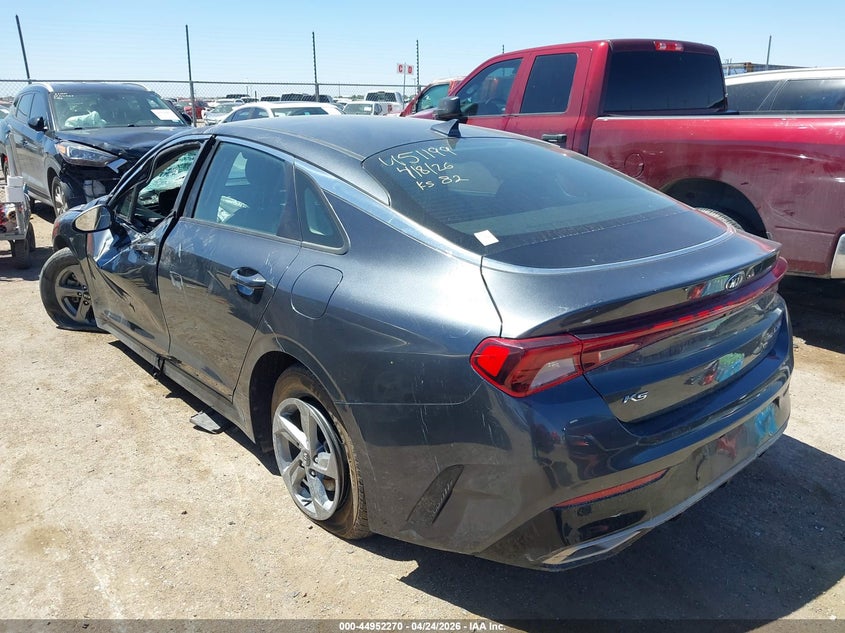 2021 Kia K5 VIN 5XXG14J2XMG066580 IAAI salvage auction — FRONT END, Salvage (Texas), sold $1,250 on 2026-07-07 (photo 3)