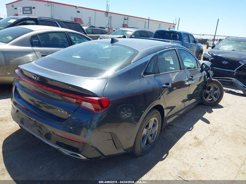 2021 Kia K5 VIN 5XXG14J2XMG066580 IAAI salvage auction — FRONT END, Salvage (Texas), sold $1,250 on 2026-07-07 (photo 4)