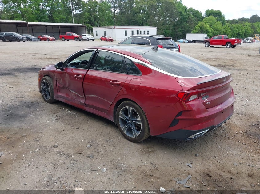 2021 Kia K5 VIN 5XXG64J27MG062343 IAAI salvage auction — LEFT SIDE, Salvage (Georgia), sold $4,000 on 2026-07-17 (photo 3)