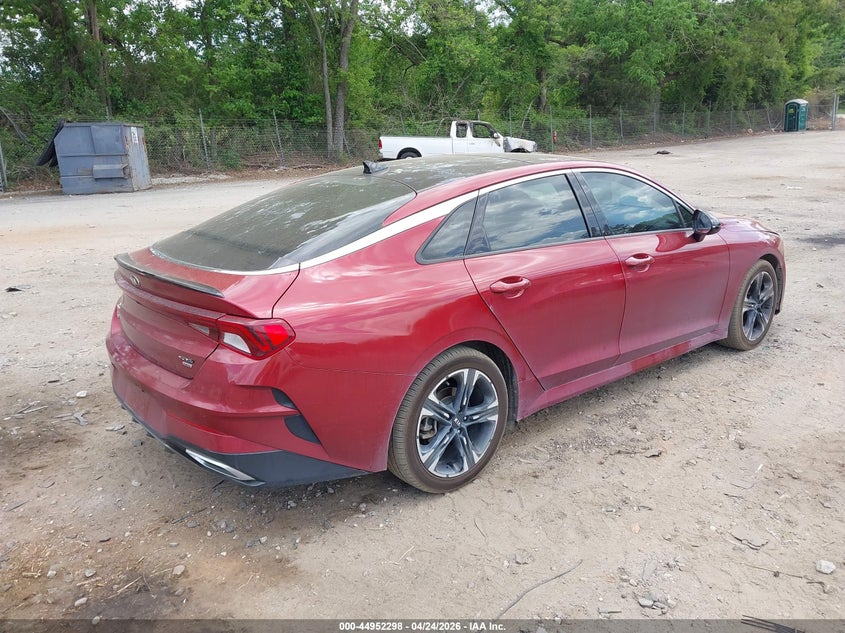 2021 Kia K5 VIN 5XXG64J27MG062343 IAAI salvage auction — LEFT SIDE, Salvage (Georgia), sold $4,000 on 2026-07-17 (photo 4)