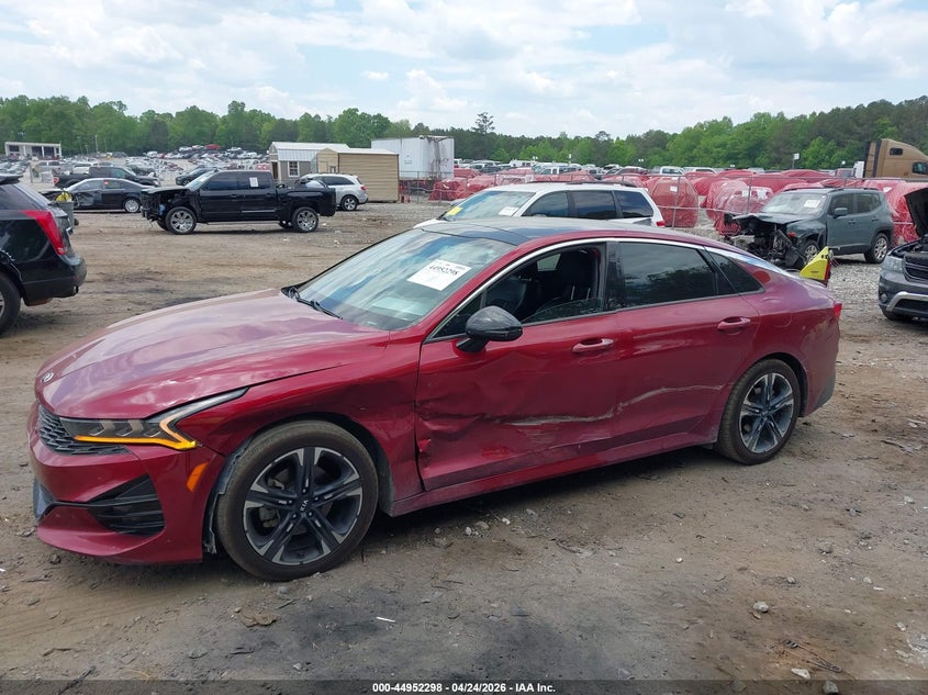 2021 Kia K5 VIN 5XXG64J27MG062343 IAAI salvage auction — LEFT SIDE, Salvage (Georgia), sold $4,000 on 2026-07-17 (photo 6)