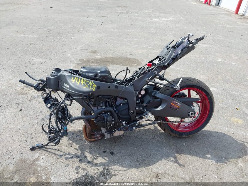 2025 Kawasaki Zx VIN JKBZXJJ12SA029745 IAAI salvage auction — ALL OVER, Mv-907A (New York), sold $500 on 2026-07-07 (photo 9)