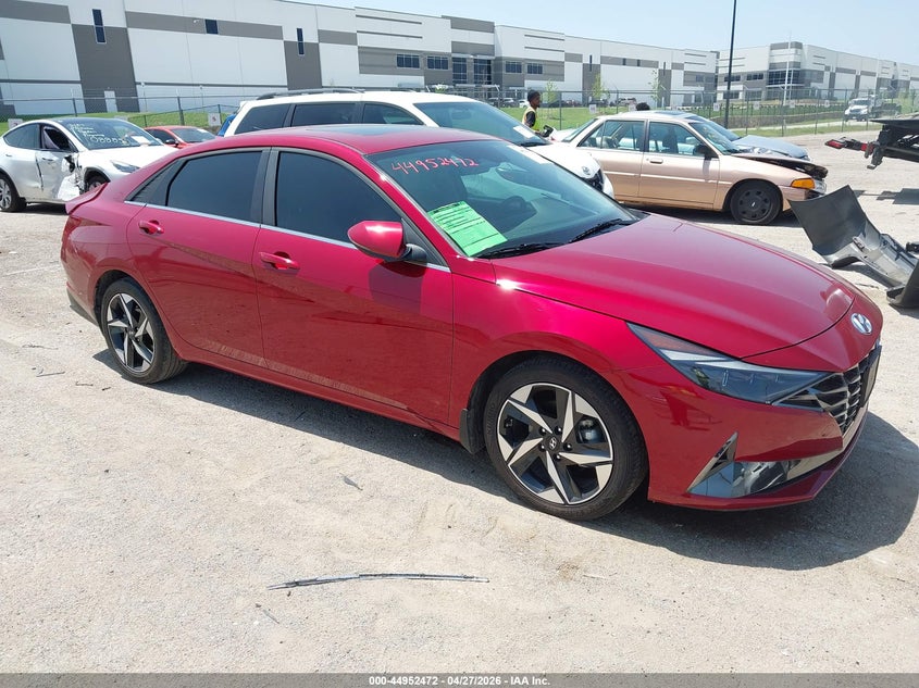 2023 Hyundai Elantra VIN KMHLP4AG4PU578046 IAAI salvage auction — LEFT REAR, Salvage Title, sold $5,900 on 2026-07-21 (photo 1)