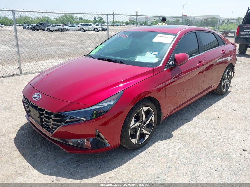 2023 Hyundai Elantra VIN KMHLP4AG4PU578046 IAAI salvage auction — LEFT REAR, Salvage Title, sold $5,900 on 2026-07-21 (photo 2)