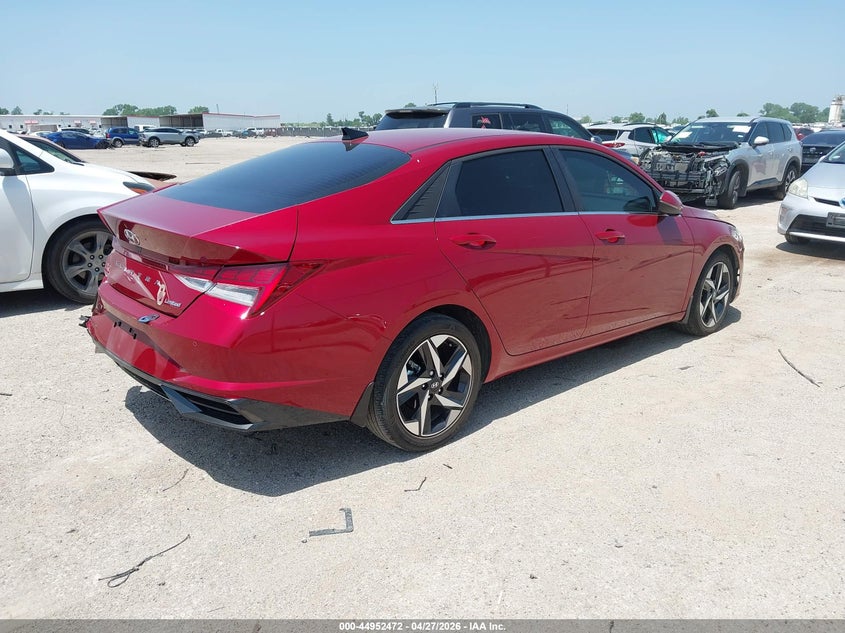2023 Hyundai Elantra VIN KMHLP4AG4PU578046 IAAI salvage auction — LEFT REAR, Salvage Title, sold $5,900 on 2026-07-21 (photo 4)
