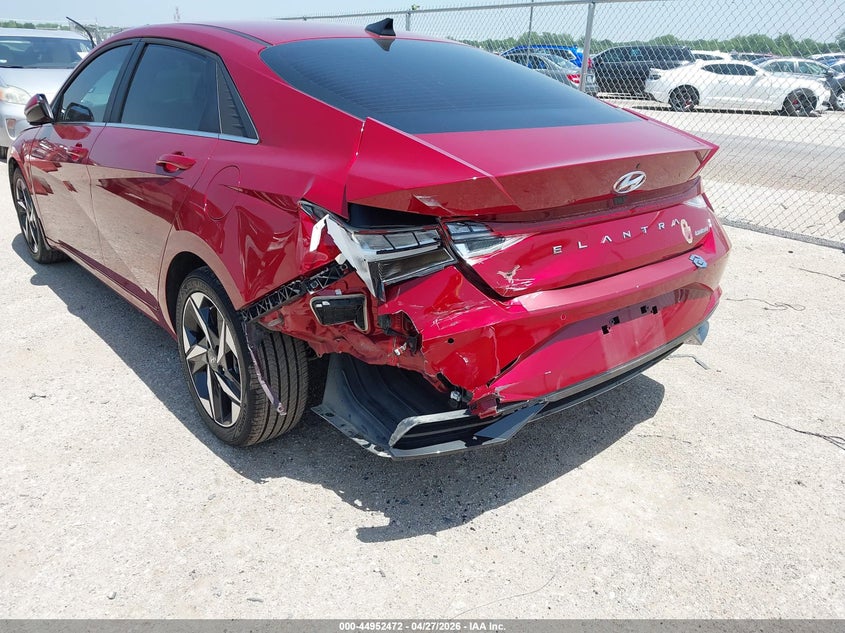 2023 Hyundai Elantra VIN KMHLP4AG4PU578046 IAAI salvage auction — LEFT REAR, Salvage Title, sold $5,900 on 2026-07-21 (photo 6)